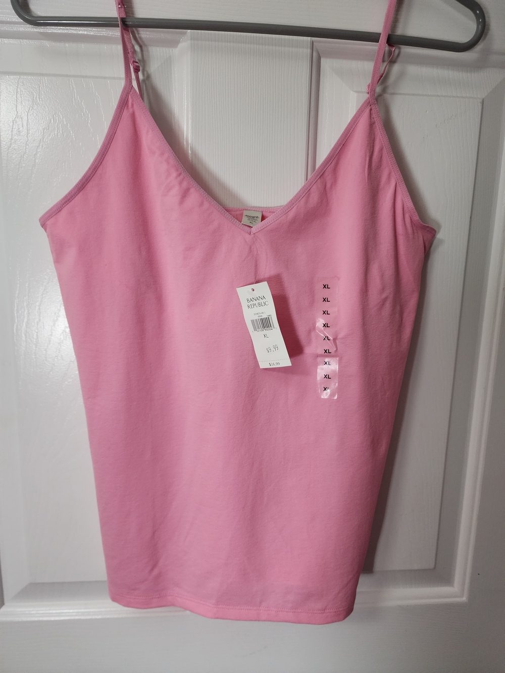 NWT - Banana Republic Pink V-Neck Spaghetti Strap Camisole Sz XL
